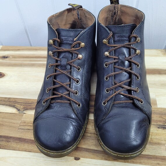 Vintage Leather Boots, 70s Work Boots, Made in US… - image 4