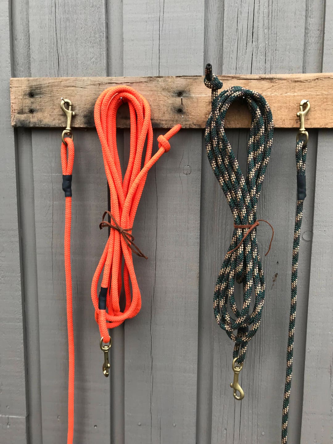 Leashes Poly Rope Handmade Polypropylene Rope Dog Leash, Brass Hardware - Etsy