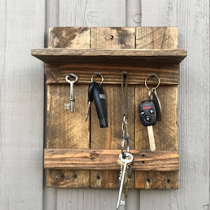 Key Rack, Key Hanger, Key holder, Key Rack with Shelf, Key Holder with Shelf, Key Hanger with Shelf image 1