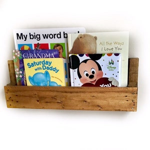 Single Nursery Bookshelf, Nursery Book Shelf, Book Shelf, Hanging Book Shelf,Childrens Bookshelf