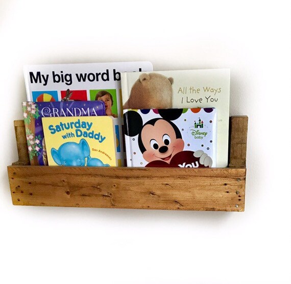 Single 36 Wide Nursery Bookshelf Nursery Book Shelf Etsy