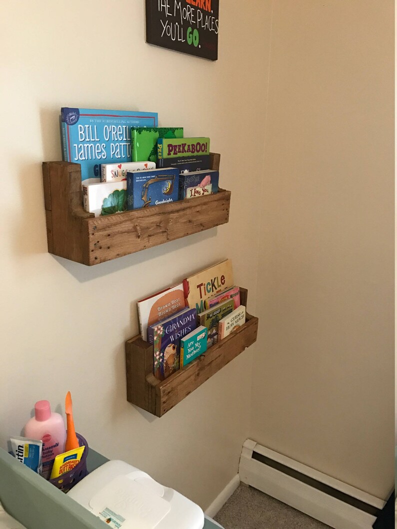 Single Nursery Bookshelf Nursery Book Shelf Book Shelf Etsy