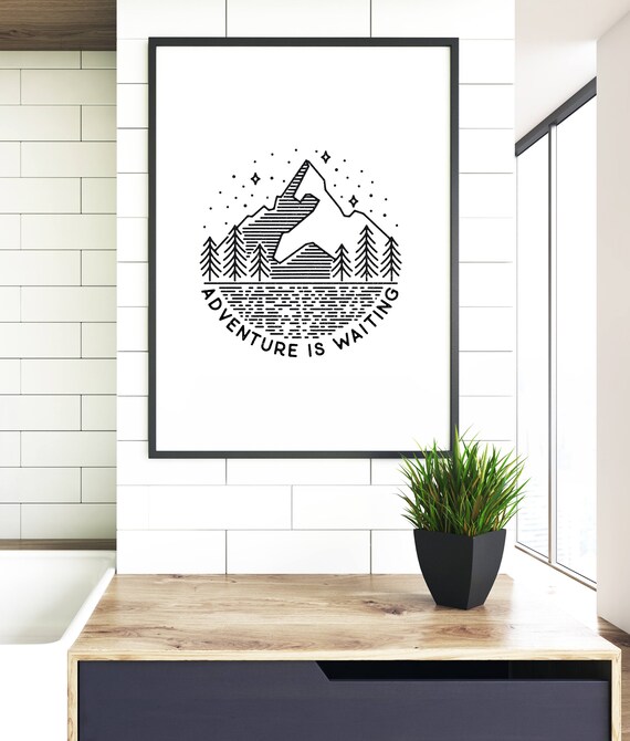 Adventure Is Waiting Instant Digital Download Print Home Decor Singapore - Adventure Home Decor Singapore Adventure Is Waiting Instant Digital Download Print Home Decor Singapore - Adventure Home Decor Singapore