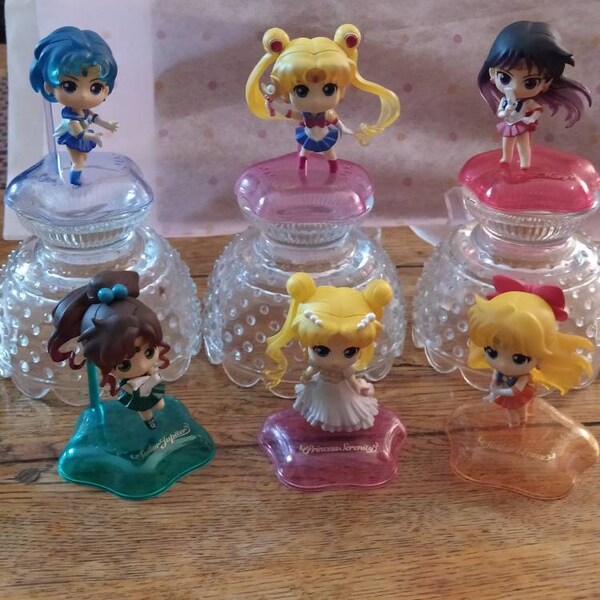 Kawaii Sailor Moon twinkle statue part 1&2 mini figure gashapon Japan Mercury Mars Jupiter Venus Princess Serenity