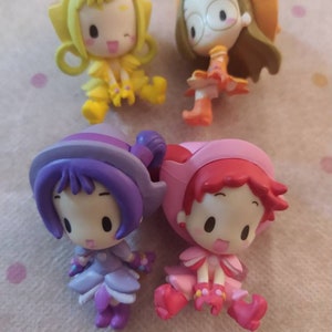 Ojamajo Doremi hugcot mini figure gashapon kawaii japan doremi onpu aiko hazuki momoko cosplay tap poron pin keychain