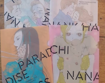 Ai yazawa paradise kiss clear file exibithion furoku Nana Gokinjo Monogatari pin badge necklace tenshi nanka ja nai cosplay