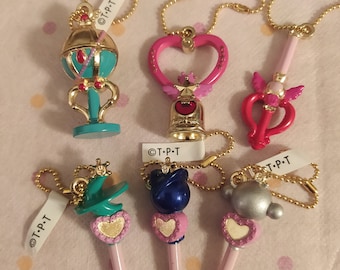 Sailor Moon die-cast charm kawaii japan Helios Chibiusa chibi moon Twinkle Yell kaleidomoon Neptune Uranus Pluto liprod stallion reve