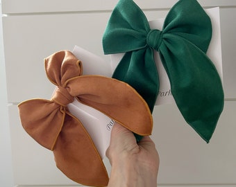 The Mayson XLarge Suede bow