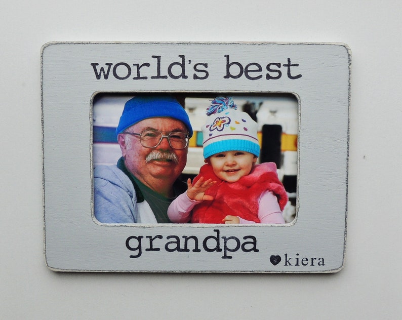 World S Best Grandpa Frame Father Day Picture Image 0