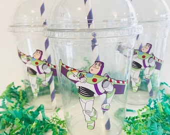 Buzz Lightyear party favor  12 cups Buzz Lightyear birthday  Toy Story party Toy Story birthday Lightyear decorations Lightyear supplies