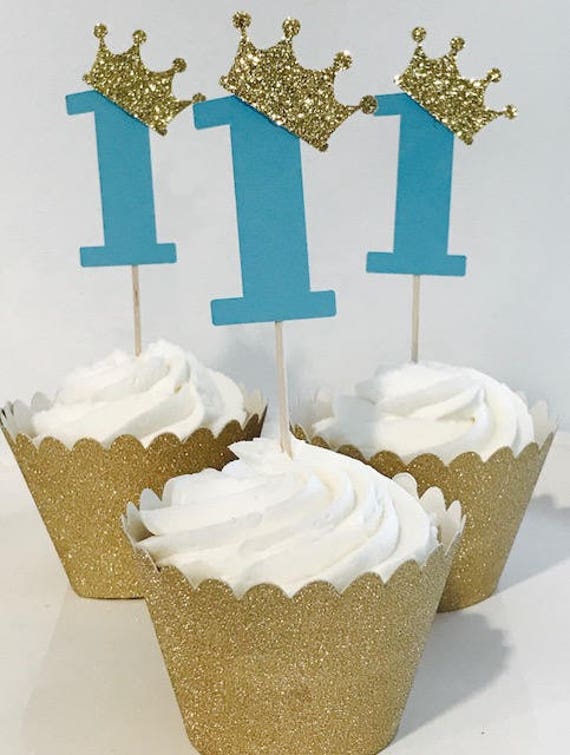 Premier Cupcake A Prince 12 Anniversaire Bebe Garcon Etsy Premier Cupcake A Prince 12 Anniversaire Bebe Garcon Etsy