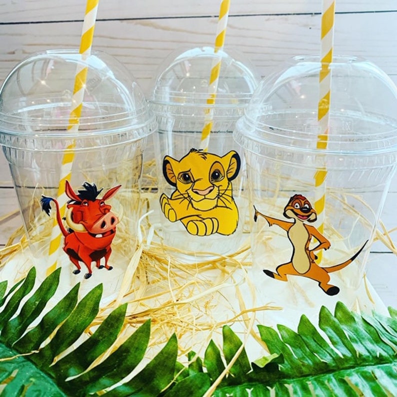 Lion King Birthday Party 12 Cups Lion King Party Favor Lion Etsy