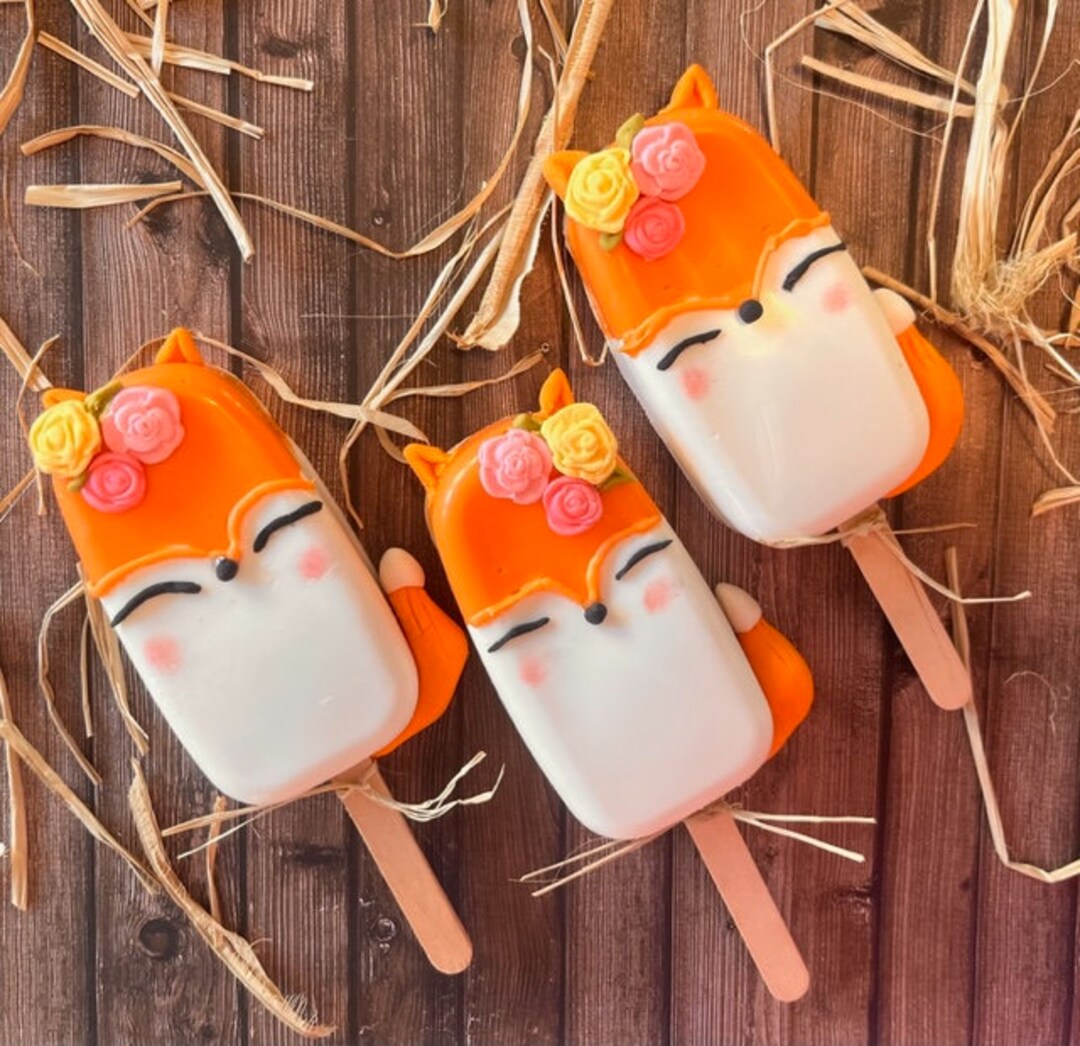 Woodland Baby Shower Fox Cakesicles Fox Cakesickles Woodland Theme