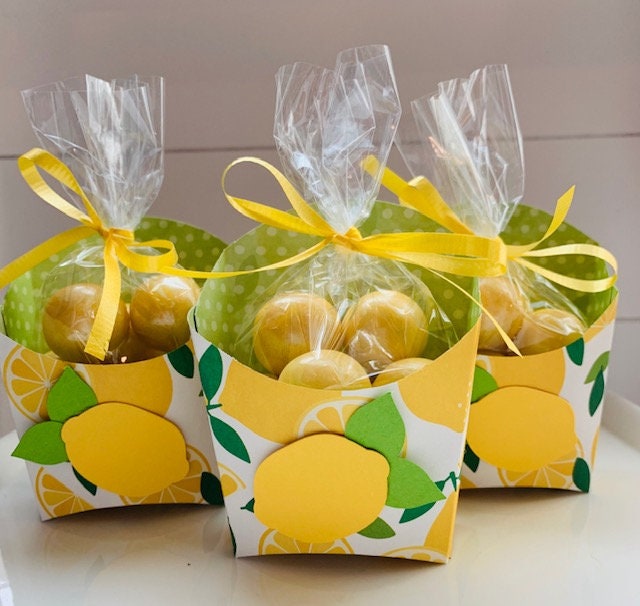 Lemon Party Treat Bags - 12 Pc.