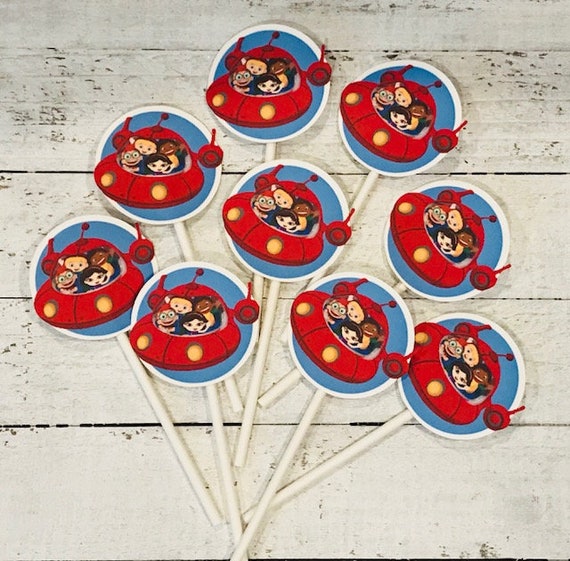 Little Einstiens Birthday Party 12 Cupcake Toppers Little Etsy