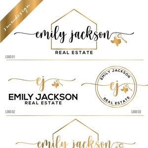 Logo design for real estate agents, Real Estate Logo, House logo, Key logo , realty logo, US State Texas, real estate marketing 553