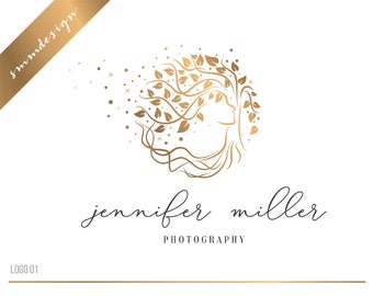 Photography logo and watermark, Tree logo, Wedding logo, Small business logo, Custom Logo design, Premade logo Custom logo branding kit 131