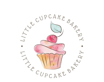 Items similar to PREMADE Bakery Logo Design, with Watermark on Etsy