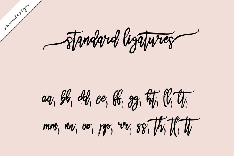Handwritten Font Script Font Commercial Use Font Hand Drawn Etsy