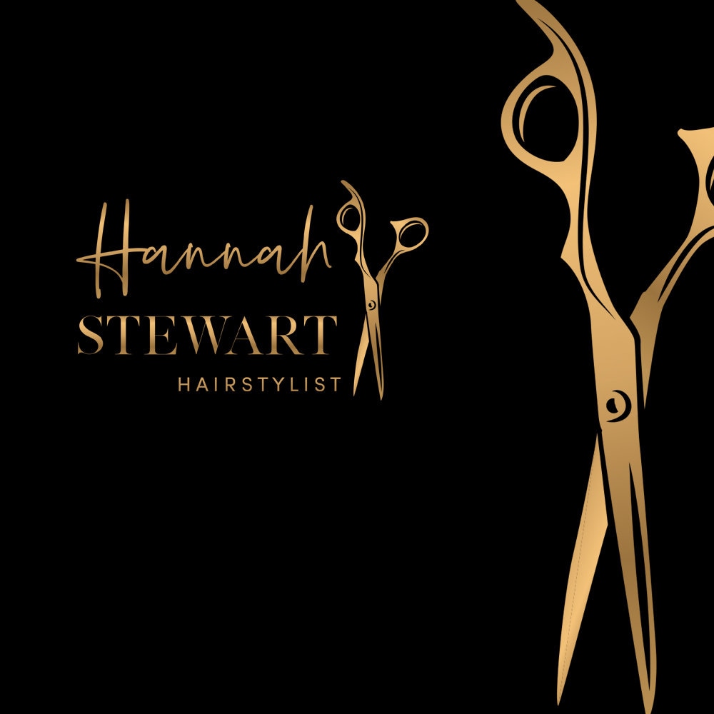 Kapsalon logo kapper logo logo design Branding kit Etsy