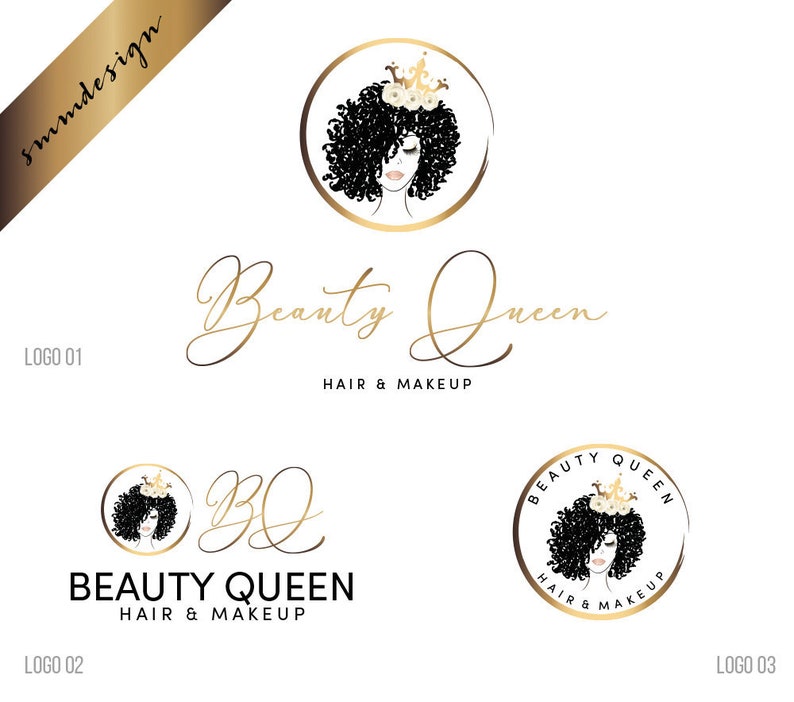 Curly Hair Hair Stylist Logo Hair Extension Logo Hair Logo Etsy