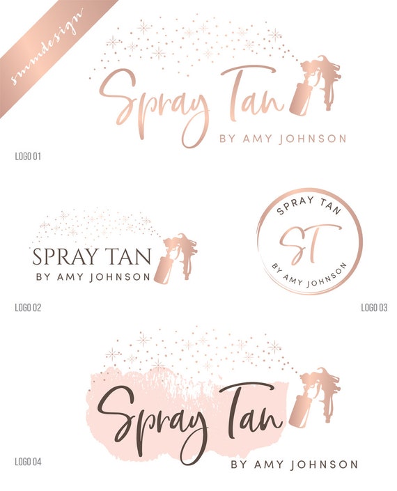 spray-tan-logo-logo-design-mobile-tanning-logo-beauty-logo-etsy