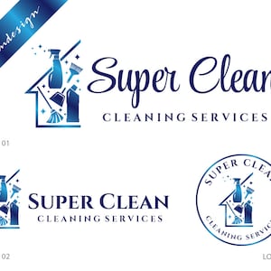 Cleaning logo design, Premade logo, Cleaning service, House cleaning , Maid service, House cleaning logo cleaning services housekeeping  653