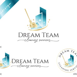 Cleaning Tools Logo, Luxury Residential Cleaning Logo, Cleaning logo, Maid Logo, Housekeeping Logo 745
