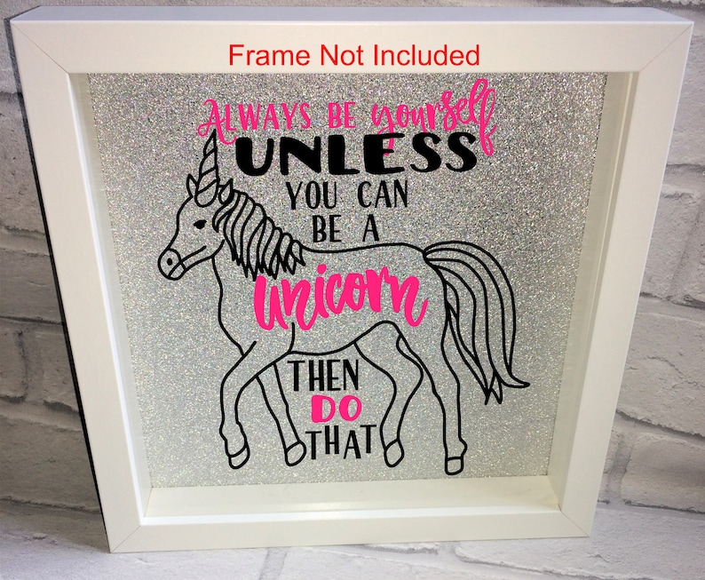 IKEA RIBBA Box Frame Personalised Vinyl Quote Good things come to those who save