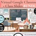 Virtual Classroom Template, Digital Classroom Backdrop, Google Slides ...