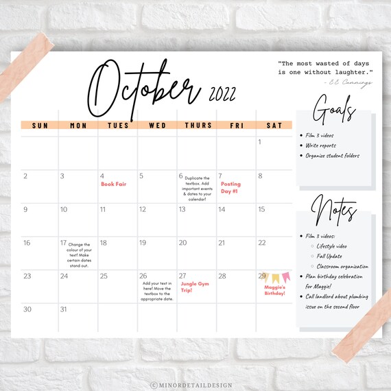 october calendar 2022 october 2022 printable calendar fall etsy sweden