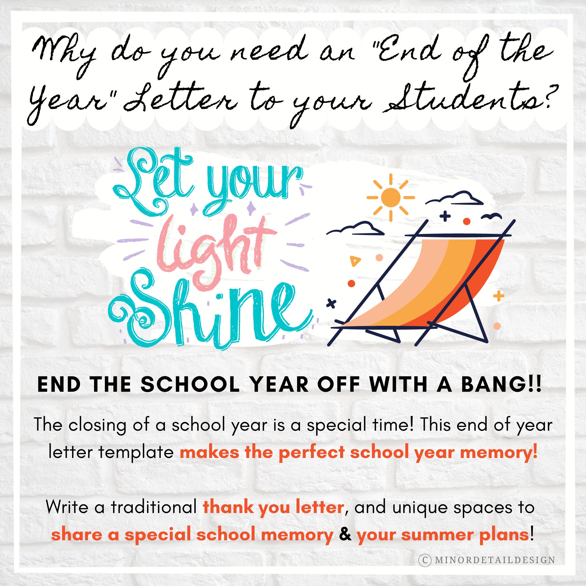 Floral End of Year School Note End of the Year Note End of Etsy Canada