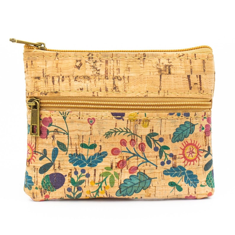 vegan cork purse