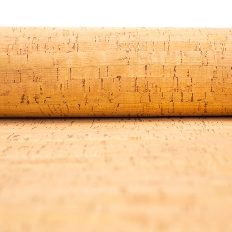 leather alternative vegan COF-240 suitable for stitching and sewing Big sheet natural cork fabric Cork Fabric Portuguese cork
