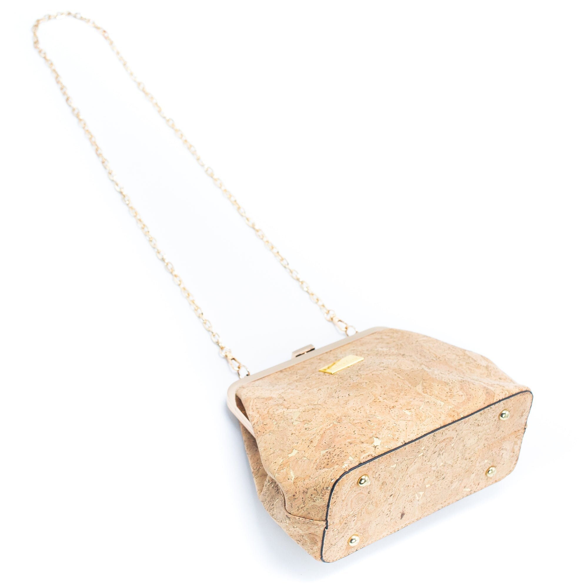 Metal Rim Cork Potli Vegan Sling Bag BAG2092 Etsy