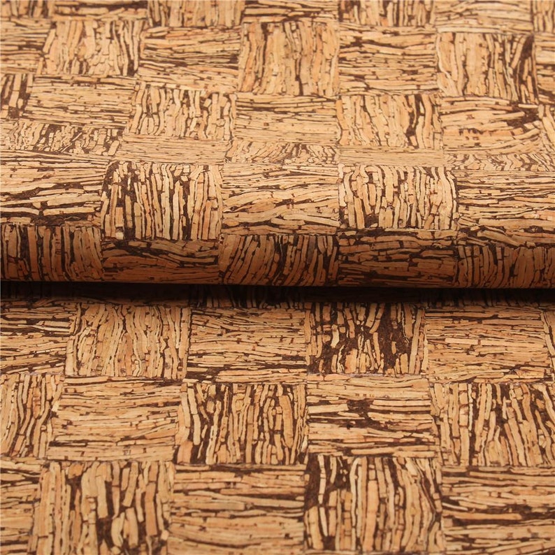 suitable for stitching and sewing COF 138 Big sheet natural cork fabric leather alternative Portuguese cork Cork Fabric vegan