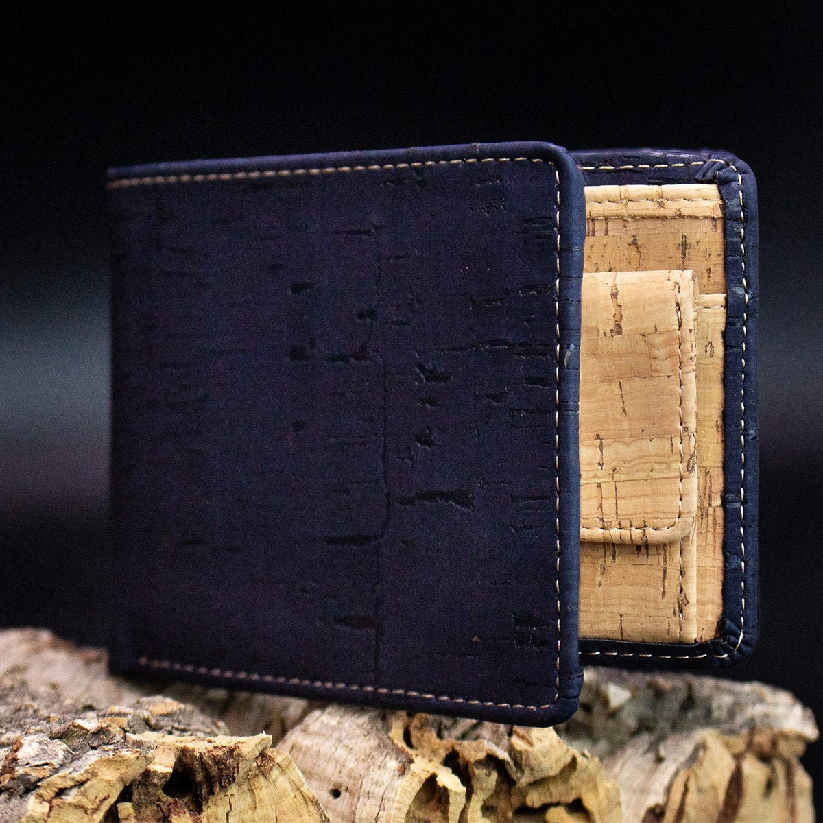 Kakapo Cork Wallet - Unique Unisex Slim Wallet For Men And Women - Tan