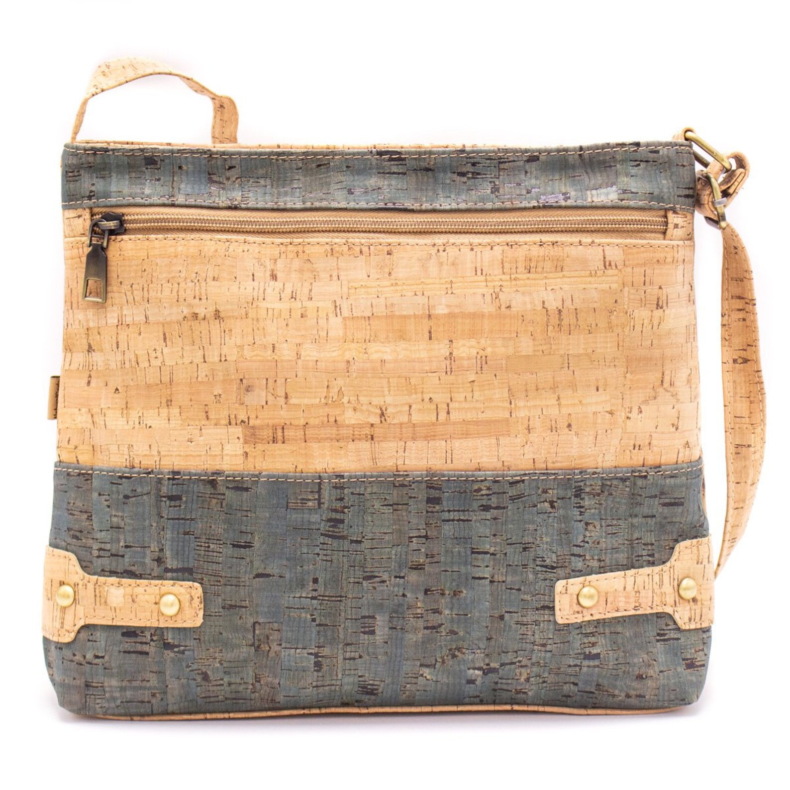 Natural Cork MESSENGER BAG Slim compact sling Women bag Etsy