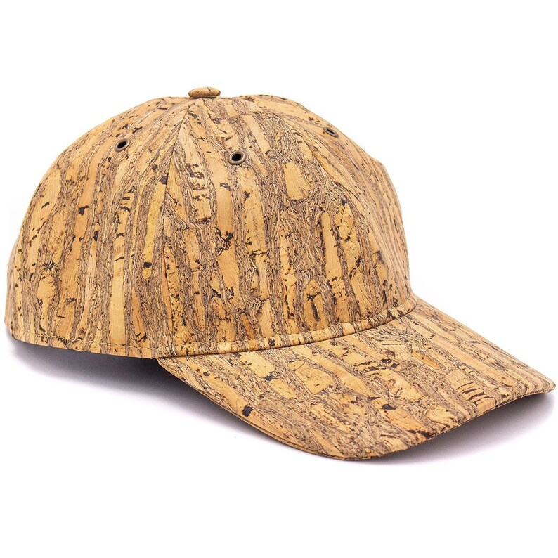 Stripe Cork hat natural cork Baseball cap L507 Etsy