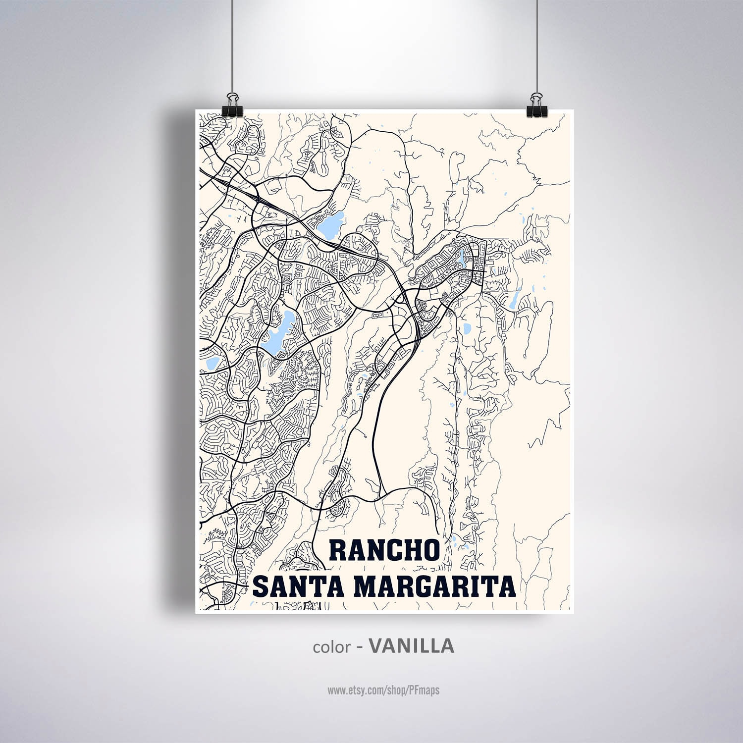 Rancho Santa Margarita California Rancho Santa Margarita print poster Rancho Santa Margarita map Rancho Santa Margarita CA map