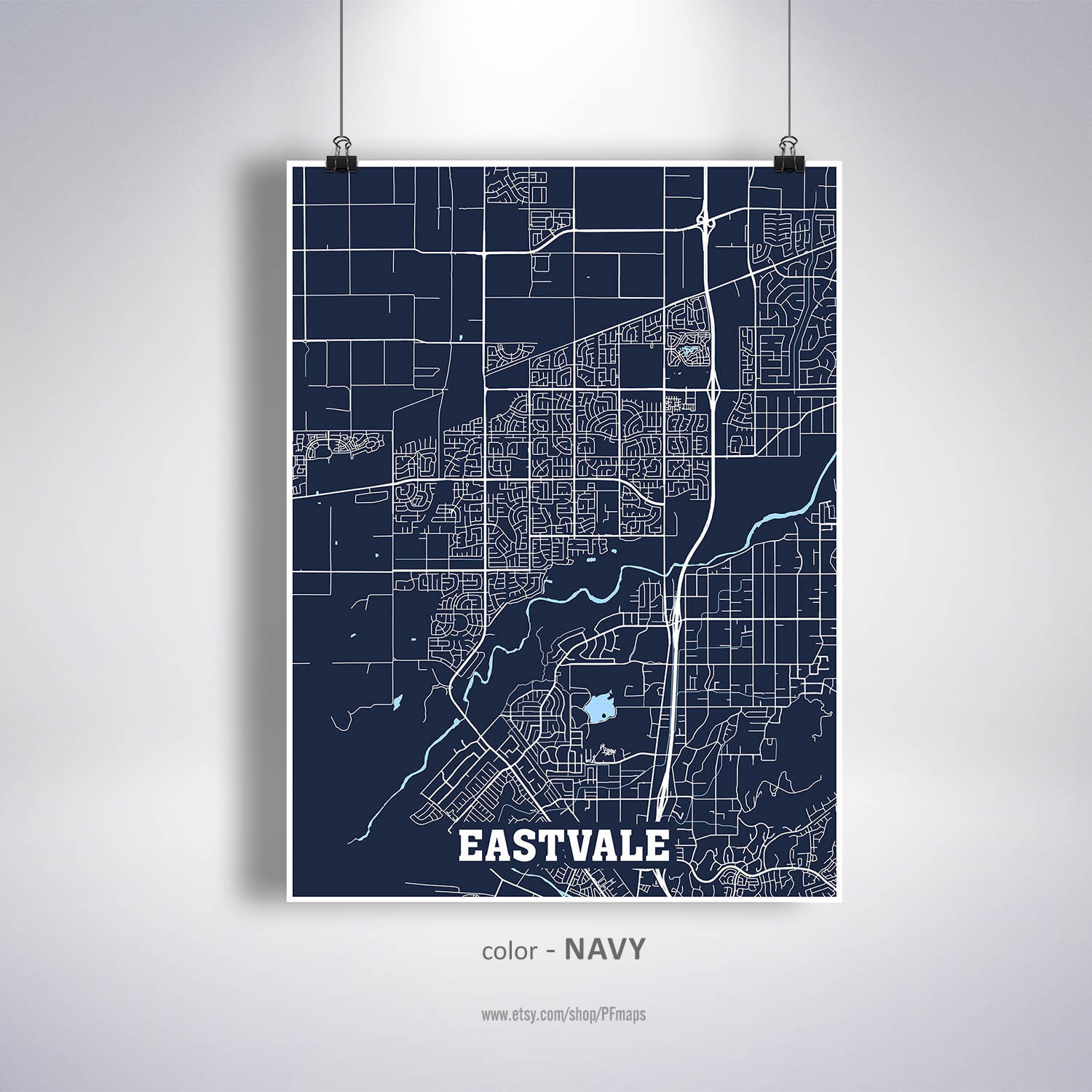 Eastvale Map Print Eastvale City - Il Fullxfull.1630643011 4aqr