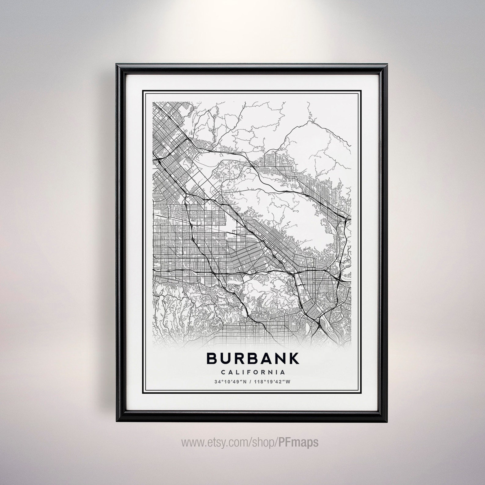 Burbank Airport Map Of Area