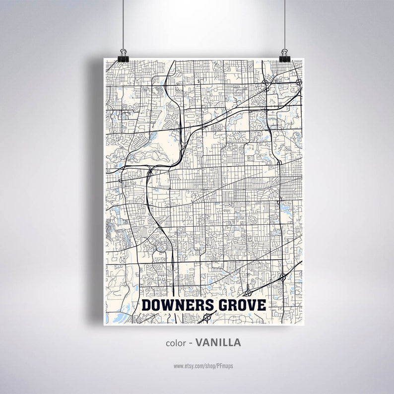 Map Of Downers Grove Il Maps For You