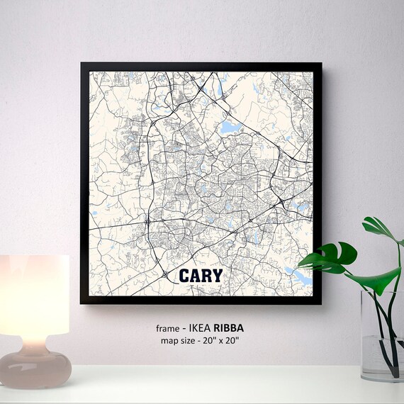 Cary North Carolina Map