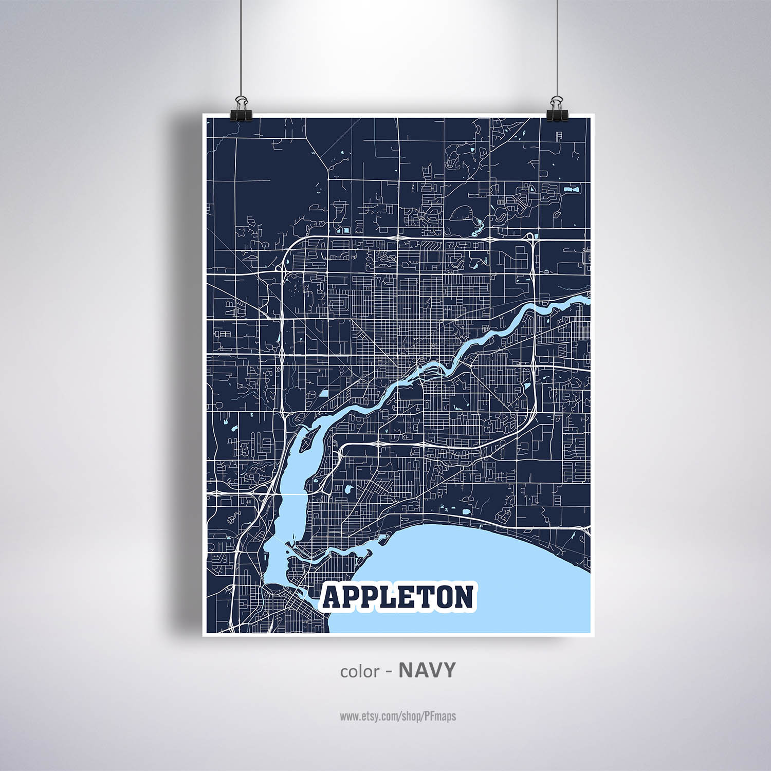 City Of Appleton Wi Map