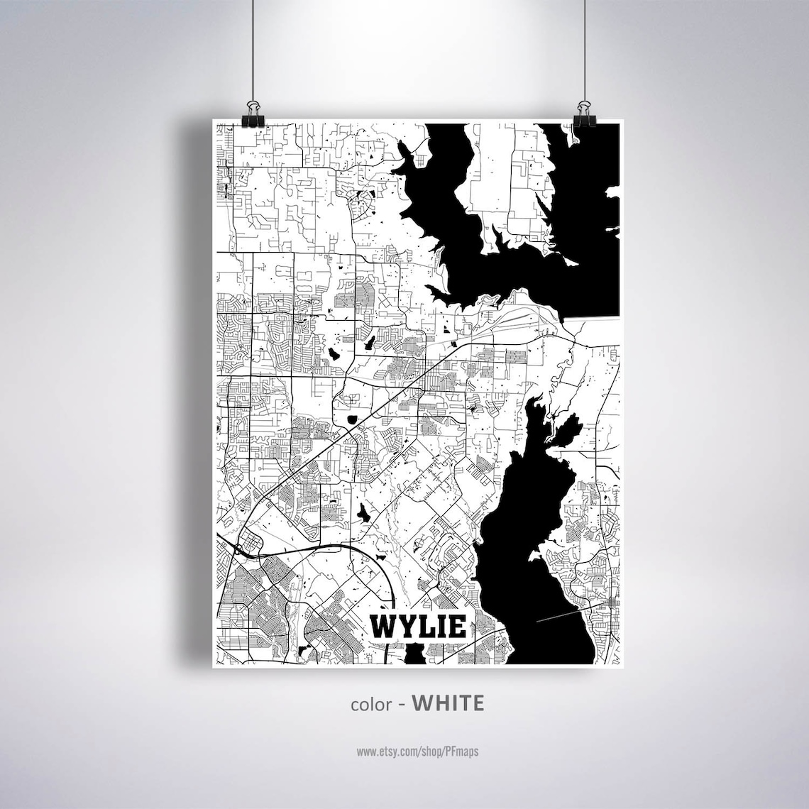 Wylie Map Print Wylie City Map Texas TX USA Map Poster - Etsy