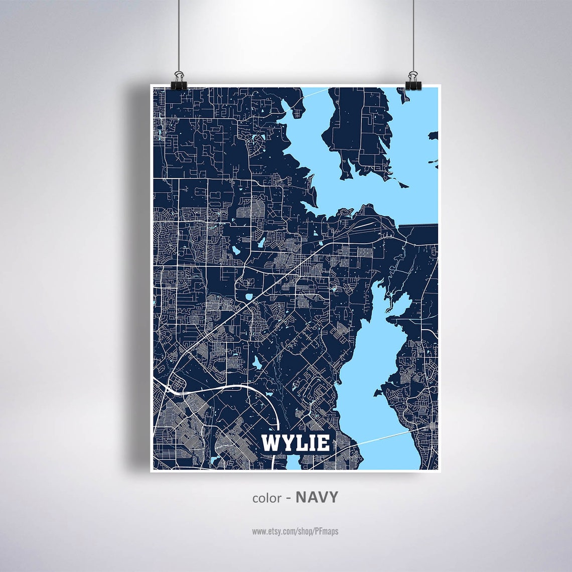 Wylie Map Print Wylie City Map Texas TX USA Map Poster - Etsy