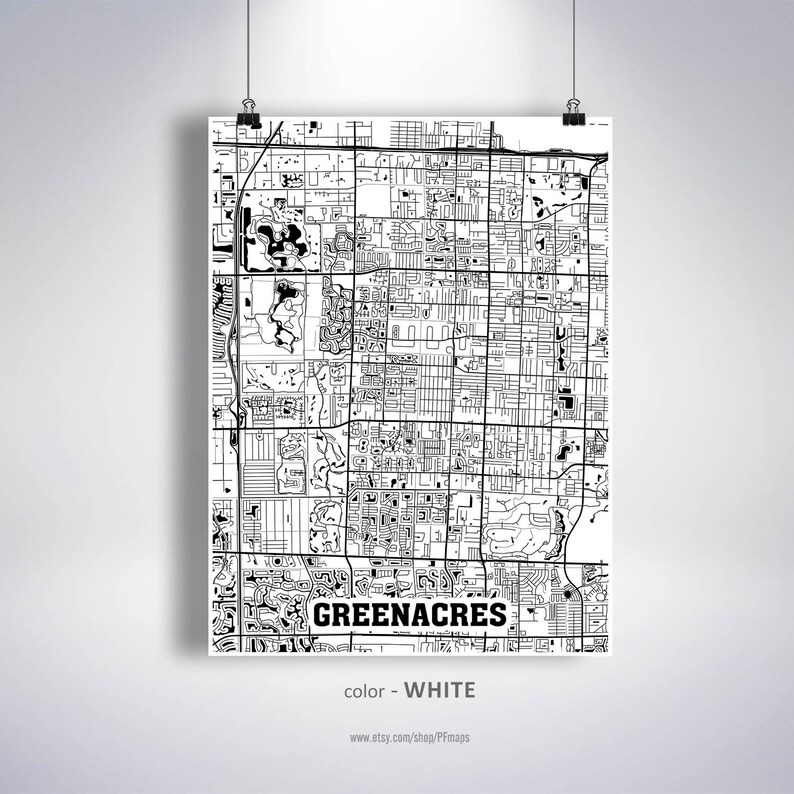 Greenacres Map Print Greenacres - Il 794xN.1641037129 Es74 