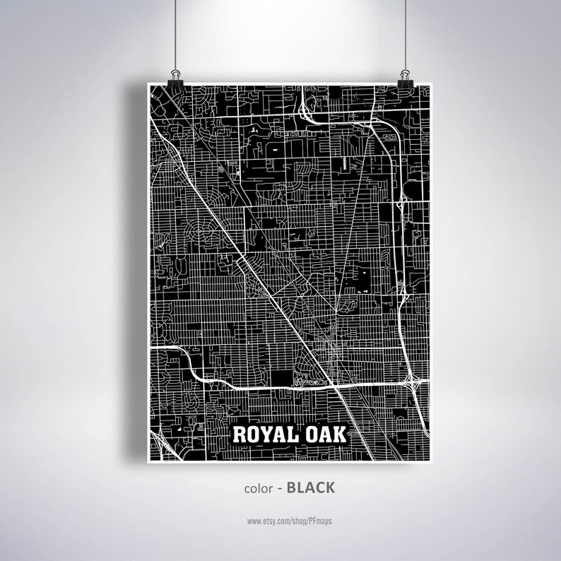 Royal Oak Zip Code Map Map
