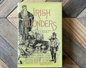 Książka vintage, Irlandzkie cuda, Powieść vintage, Książka fantasy vintage, Czytelnik vintage, Książka dla dzieci, Fantastyka
